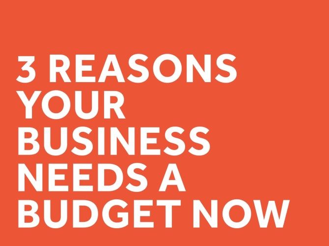 3 reasons your business needs a budget now